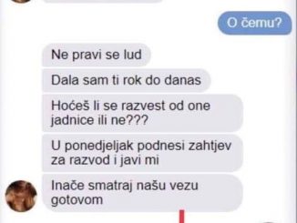 NATJERALA SAM LJUBAVNIKA DA OSTAVI DOSADNU ŽENU