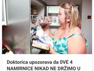 Po navici mnoge namirnice držimo u frižideru