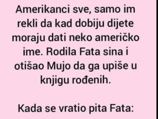 Otišli Fata i Mujo u Ameriku.