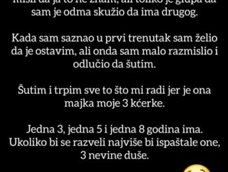 Moja supruga me vara već skoro 3 godine