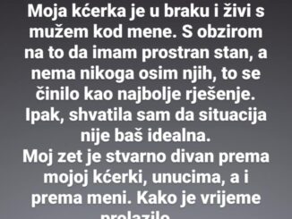 Moja kćerka je u braku i živi s mužem kod mene